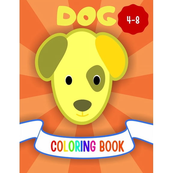 Dog Coloring Book: 50 Dog Drawing To Color, (Paperback)