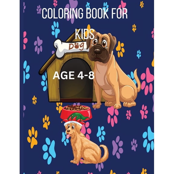 Dog Coloring Book For Kids: Barking Up the Coloring Tree: Doggy Delights for Kids (Paperback)
