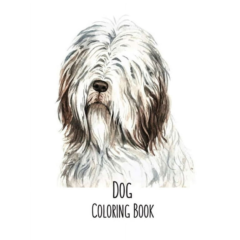 Kids Coloring Book Pets Dogs: Girls Ages 8-12 or Adult Relaxation