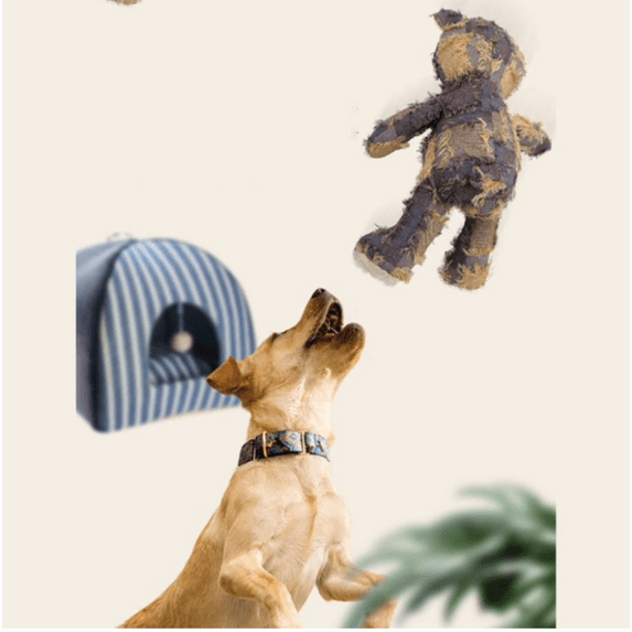 Dog Companion Indestructible Plush Squeaky Dog Toy for Heavy Chewers
