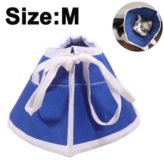 Dog Cone Adjustable Pet Cone Pet Recovery Collar Comfy Pet Cone Collar Protective Collar for After Surgery Anti-Bite Lick Wound Healing Safety Practical for Dogs and Cats
