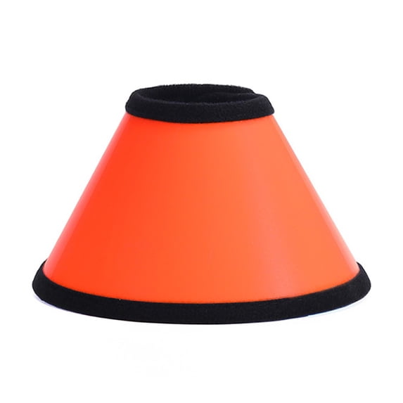Dog Cone Adjustable Pet Recovery Collar Pet Cone Elizabeth Collar Dog Protective Collar For After Surgery Anti-Bite Lick Wound Orange L