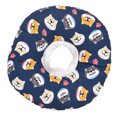 thumbnail image 1 of Dog Cone Collar Alternative After Surgery, Dog Neck Donut Collar Recovery E Collar for Post Surgery, Soft Dog Cone for Small Medium Puppies Cats - Dark Blue, 1 of 7