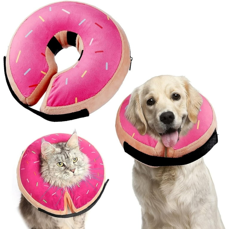 clackibukvyz Inflatable Dog Cone Collar for Post-Surgery Recovery