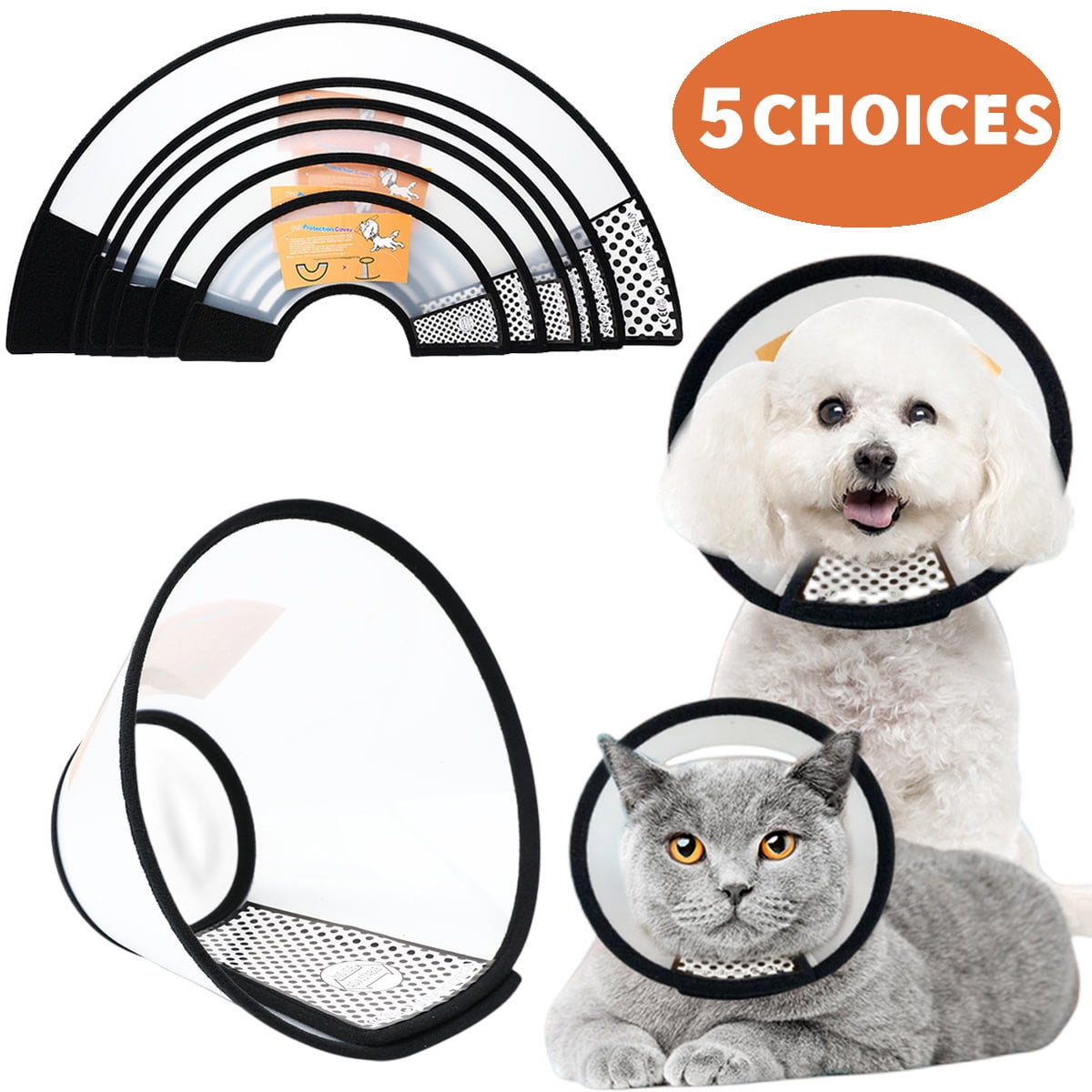 Flexible dog cone discount