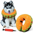 thumbnail image 1 of Dog Cone Protective Elizabethan Collar For Dogs Pet Cone For Dogs After Surgery Anti-Bite Lick Wound Soft,Inflatable,Comfortable Cone Of Shame For dogs For Medium Dogs, 1 of 11