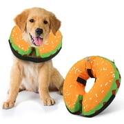 Dog Cone Protective Elizabethan Collar for Dogs Recovery Collar After Surgery Anti-Bite Lick Wound Soft,Inflatable,Comfortable Cone of Shame for Medium Dogs