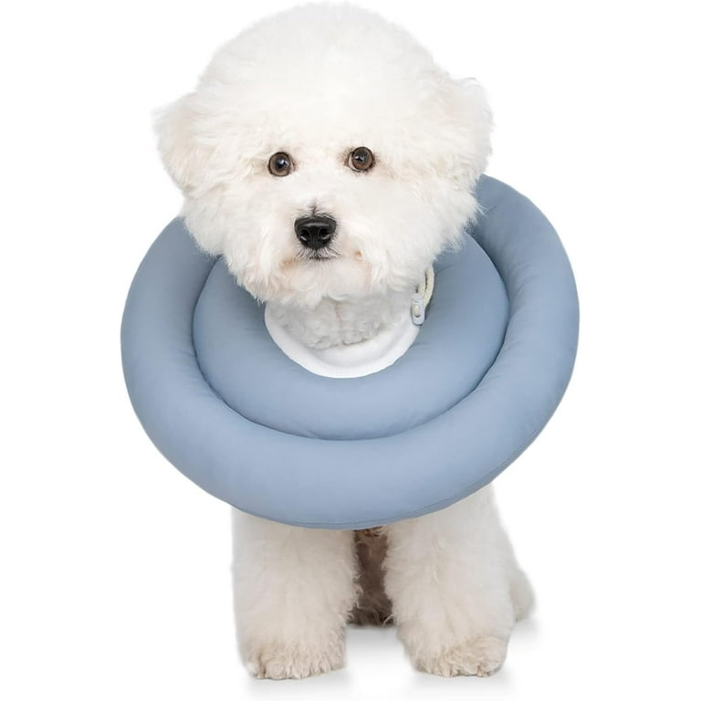 Dog Cone for Small Dogs Adjustable Soft Dog Cone Pet Recovery Collar After Surgery M Walmart