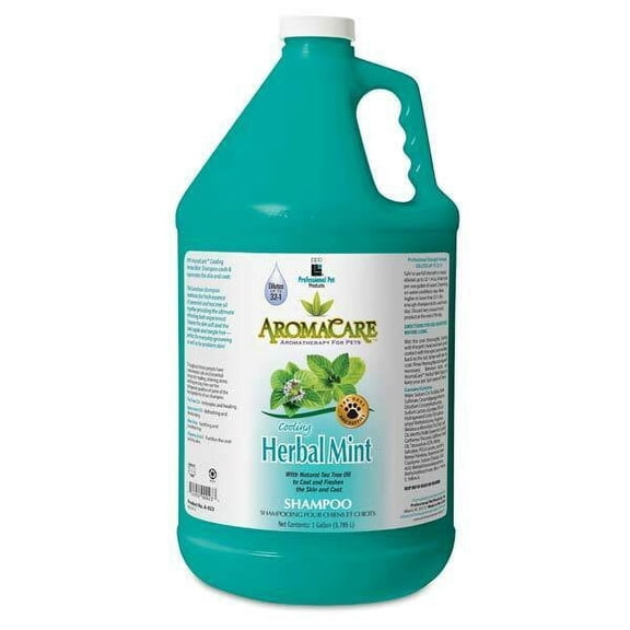 Dog Cooling Antiseptic Refreshing Tea Tree Oil Herbal Shampoo Spearmint Essence (1 Gallon)