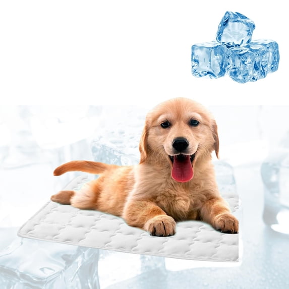 Dog Cooling Mat, Cooling Dog Mat, Dog Cooling Mat Indoor, Cat Cooling Mat, 24 Inch Breathable Summer Pet Sleeping Pad That Stays Cool for Dogs and Cats During Hot Weather