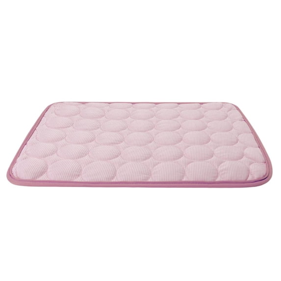 Dog Cooling Mat Cooling Pad Bed for dogs and cats Kennel Pad Breathable Pet Dog Machine Washable , pink S