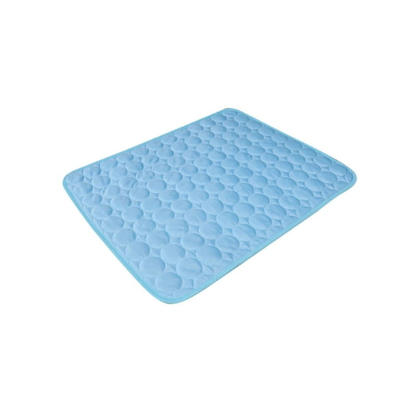 Dog Cooling Mat, Dog Ice Silk Mat Summer Pet Mat Sleeping Mat Lce Mat, Pet Dog Self Cooling Pad,Cooling Mat for Dogs Self Cooling Pad(M,Blue, 24.4x19.7in)