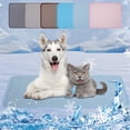 thumbnail image 1 of Dog Cooling Mat Indoor Pet Cool Mat Ice Silk Cushion For Dogs Cats Washable Pet Cool Blanket For Bed Sofa Car Seat Floor, 1 of 9