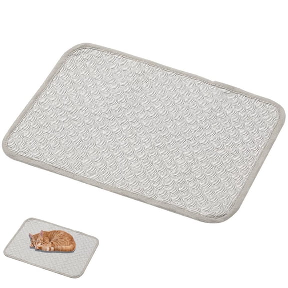 Dog Cooling Mat,Kennel Ice Silk Portable & Washable Summer Pet Self Custom Cooling Bed Blanket Crate Sleep Mat for Kittens & Small Dogs, Perfect for Crates, Beds & Sofas