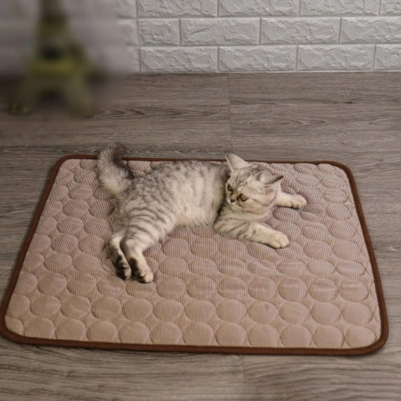 Dog Cooling Mat Large Cooling Pad Machine Washable Summer Cooling Mat for Dogs Cats Kennel Pad Breathable Pet Self Cooling Blanket Dog Crate Sleep Mat
