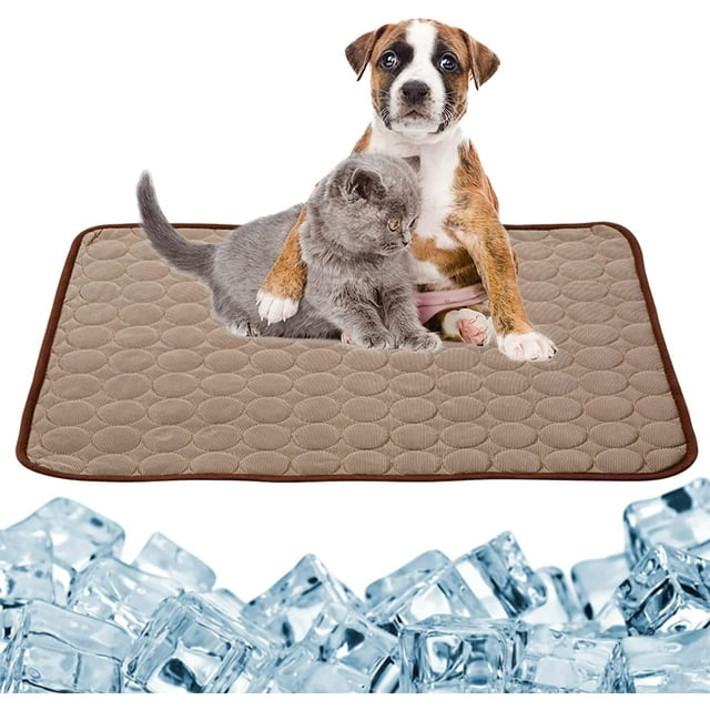 Dog Cooling Mat Large Cooling Pad Summer Pet Bed for Dogs Cats Kennel Pad Breathable Pet Self