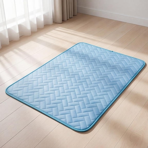 Dog Cooling Mat for Large Dogs, Cooling Pad for Dogs with Ice Silk Fabric & Breathable Mesh Base, Washable Pet Cooling Blanket Crate Pad for Summer,Portable Cooling Bed for Indoor Outdoor,S/M/L/XL/X