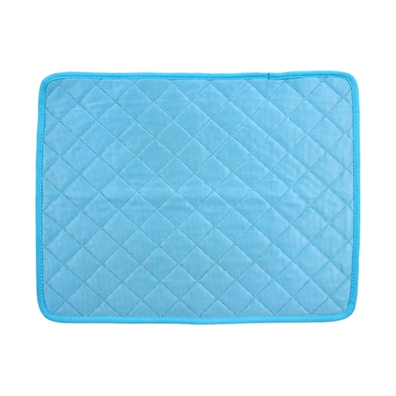 Dog Cooling Mat for Large Dogs, Upgraded Thick Self Cooling Pet Pad, Washable Crate Cool Mat for Summer, Absorbent & Quick Drying Cat Training Mat for Indoor Outdoor Use