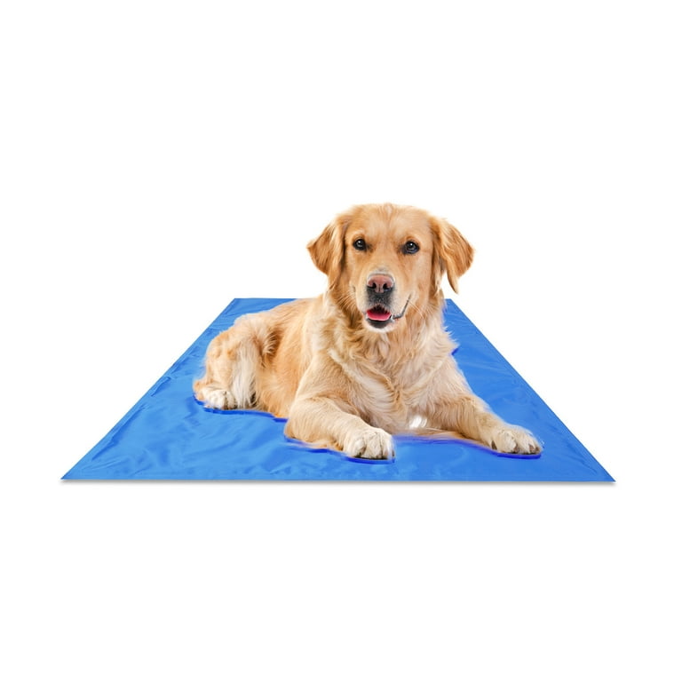 Dog Cooling Mat Large Pressure Activated Pet Cooling Mat for Dogs No Water or Refrigeration Needed Non Toxic Gel Cooling Pad Ideal for Home Travel and Crates 36x20 Inches Walmart