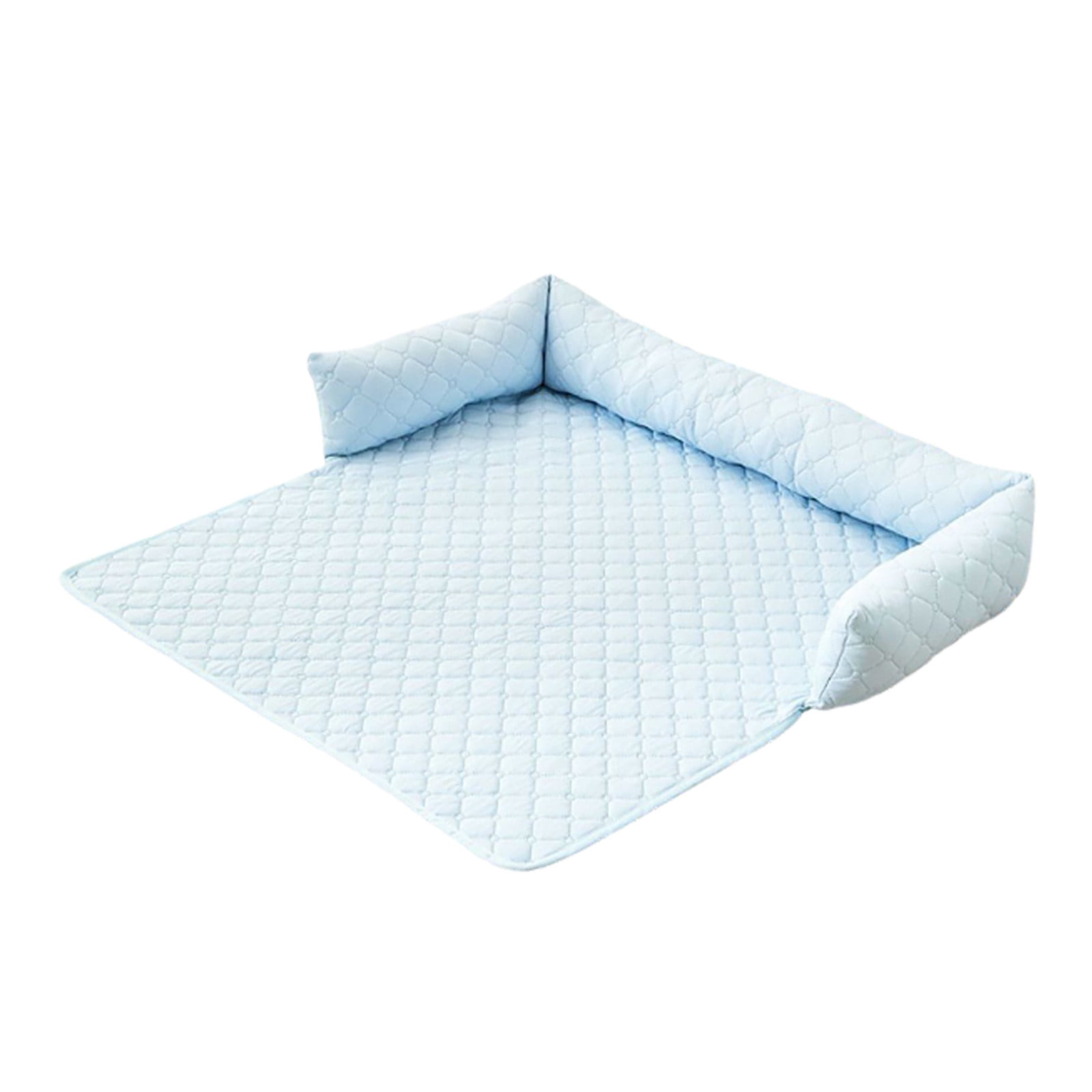 Dog Cooling Mat - No-Tech Self Cooling Pet Bed - Waterproof Dog Pad for Car Travel, Home, Apartment & Backyard - Comfortable Cooling Solution for Hot Weather (27.5" Square)