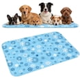thumbnail image 1 of Dog Cooling Mat Pet Cooling Bed Mat for Dog Cat Snowflake Design Waterproof Summer Indoor Cooling Pad for Small Medium Large Dogs S (20×16"), 1 of 7