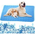 Dog Cooling Mat, Pet Dog Self Cooling Pad, Ice Silk Washable Summer