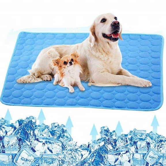 Dog Cooling Mat,Pet Dog Self Cooling Pad,Ice Silk Washable Summer Cooling Mat for Dogs Cats,Kennels,Crates and Beds