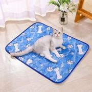 Dog Cooling Mat, Pet Self-Cooling Mat, Summer Cool Pads, Non-Slip Dog Sleeping Pad, Foldable Washable Cool Blanket for Dogs & Cats,Suitable for Indoor and Outdoor Use