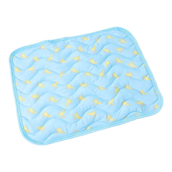 Dog Cooling Mat, Portable Pet Cool Mat with Ice Silk Fabric, Foldable Non-Slip Washable Cool Bed for Cats and Dogs, Self-Cooling Pad for Indoor Outdoor Use, Summer Home Travel Car Crate(15"x11")