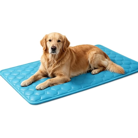 Dog Cooling Mat Self Cooling Non Slip Washable for Dogs CatsS(11.81×15.75 in)