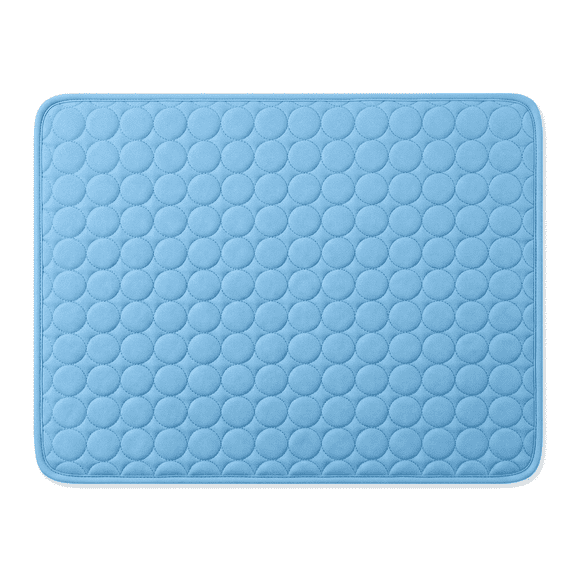 Dog Cooling Mat Upgraded Cooling Dog Bed Mat, Ice Silk Pet Self Cooling Pad BlanketWashable Pet Cooling Pad Cooling Mat for Dogs & Cats Indoor & Outdoor Car Seats (Sky blue)