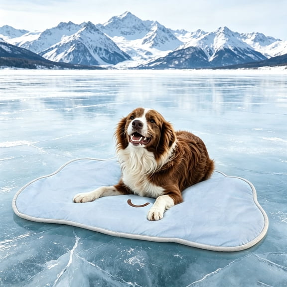 Dog Cooling Mat,Washable Cool Mat for Dogs,Self Cooling Pads for Dogs Cats,Cool Fabric & Internal  Cooling Pad Large