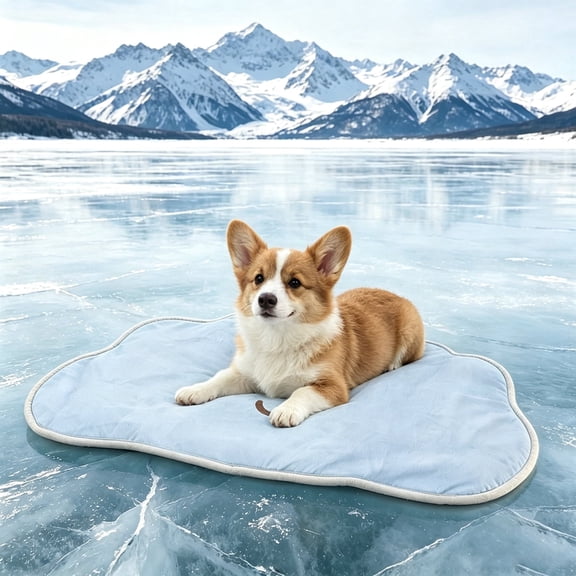 Dog Cooling Mat,Washable Cool Mat for Dogs,Self Cooling Pads for Dogs Cats,Cool Fabric & Internal  Cooling Pad