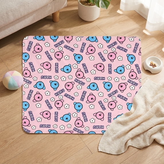Dog Cooling Mat, Water Injectable Hydrogel Ice Mat for Dogs Cats, Pressure Activated Self Cooling Pet Pad, No Freeze Required, Washable Crate Mat for Kennel Floor,Pink