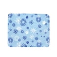 thumbnail image 1 of Dog Cooling Mat, Water Injectable Hydrogel Ice Mat for Dogs Cats, Pressure Activated Self Cooling Pet Pad, No Freeze Required, Washable Crate Mat for Kennel Floor，Sky Blue, 1 of 4