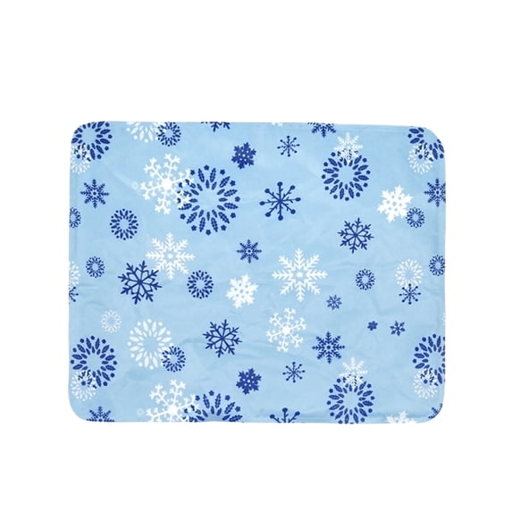 Dog Cooling Mat, Water Injectable Hydrogel Ice Mat for Dogs Cats, Pressure Activated Self Cooling Pet Pad, No Freeze Required, Washable Crate Mat for Kennel Floor,Sky Blue
