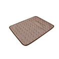thumbnail image 1 of Dog Cooling Pad, Dog Ice Silk Mat Summer Pet Mat Sleeping Mat Lce Mat, Summer Cooling Mat for Dogs Cats(M,Coffee, 24.4x19.7in), 1 of 6