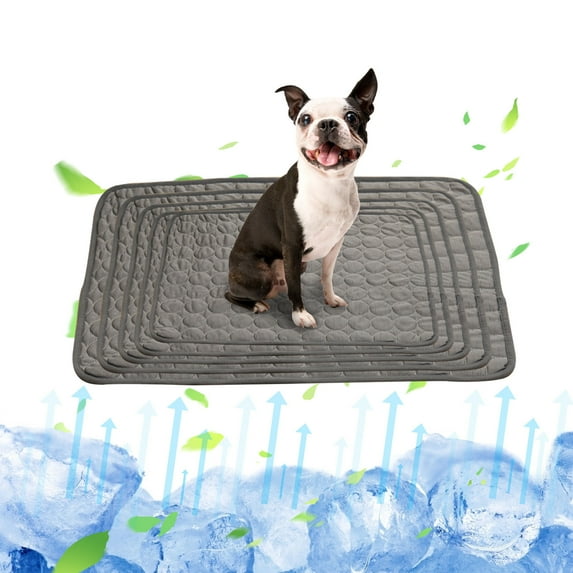 Dog Cooling Pad, Summer Pet Ice Mat Dog Mat Ice Silk Mat Cool Mat Pet Supplies, Pet Cooling Mats for Dogs(E, 27.6x39.4in)