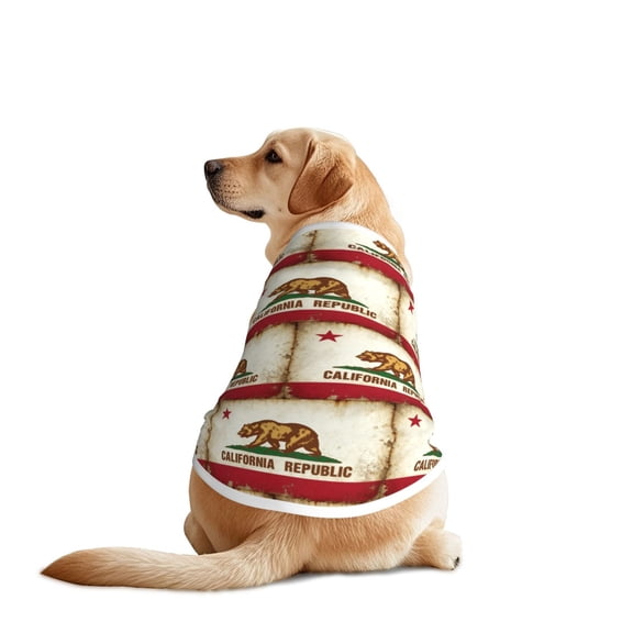 Dog Cooling Shirt California Breathable Dog Shirt for Large Dogs, Sun Protection Dogs Vest Tank Top Sleeveless Pet Clothes 3X-Large