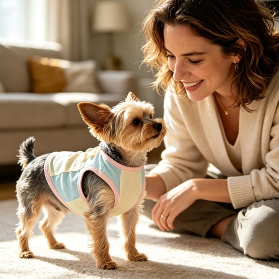 Dog Cooling Vest, Breathable Quick Dry Summer Pet T-Shirt, Lightweight Cooling Outfit for Dogs & Cats, White