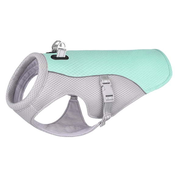 Dog Cooling Vest Dog Harness Cooler Jacket ,Lightweight Dog Sun Shirt for for Summer Hot Weather for Walking Dog, Outdoor Camping and Hunting Training,Blue,XL