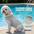 thumbnail image 1 of Dog Cooling Vest for Large Dogs, Breathable Lightweight Dog Summer Clothes, Cooling for Hot Weather Pet Sun Protection Thin Grey Xxl, 1 Pack, 1 of 8