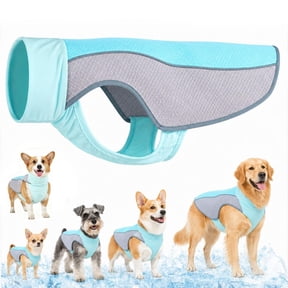 Dog Cooling Vest with Breathable Mesh, Reflective Harness Cooler Jacket for Outdoor Activities