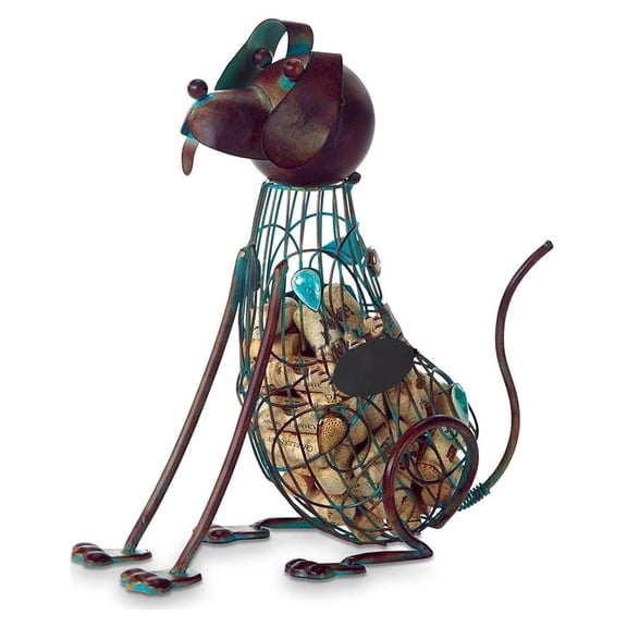Dog Cork Caddy Wine Cork Holder Displays and Stores Over 55 Wine Corks