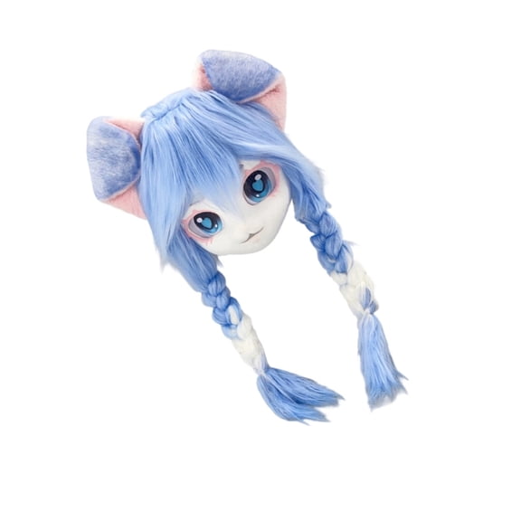 Dog Costume Accessories Fursuit Head Costumes for Party Dog Costume with Head Dog Fursuit Cut Gloves Tail