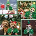 thumbnail image 1 of Dog Costumes for Large Dogs Winter Christmas Pet Clothes Two-Color Shawl Pet Cape Scarf Dog Transformation Costume Holiday Supplies Dog Costumes for Medium Dogs, 1 of 7