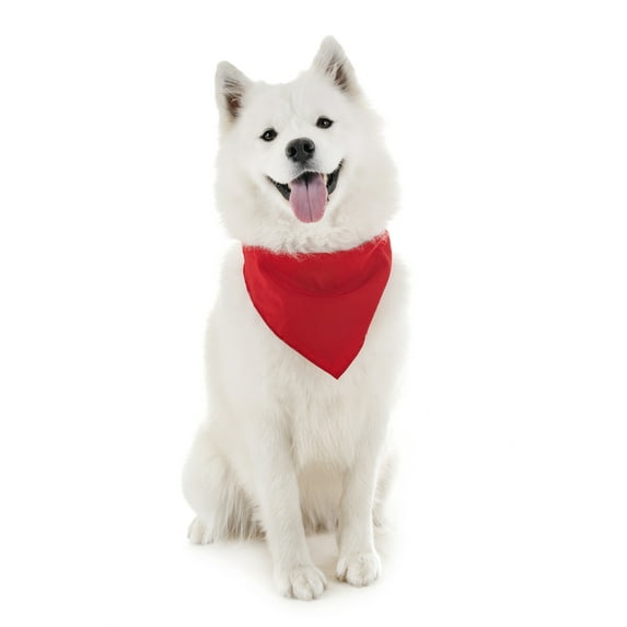 Dog Cotton Bandanas - 4 Pack - Scarf Triangle Bibs for Small, Medium and Large