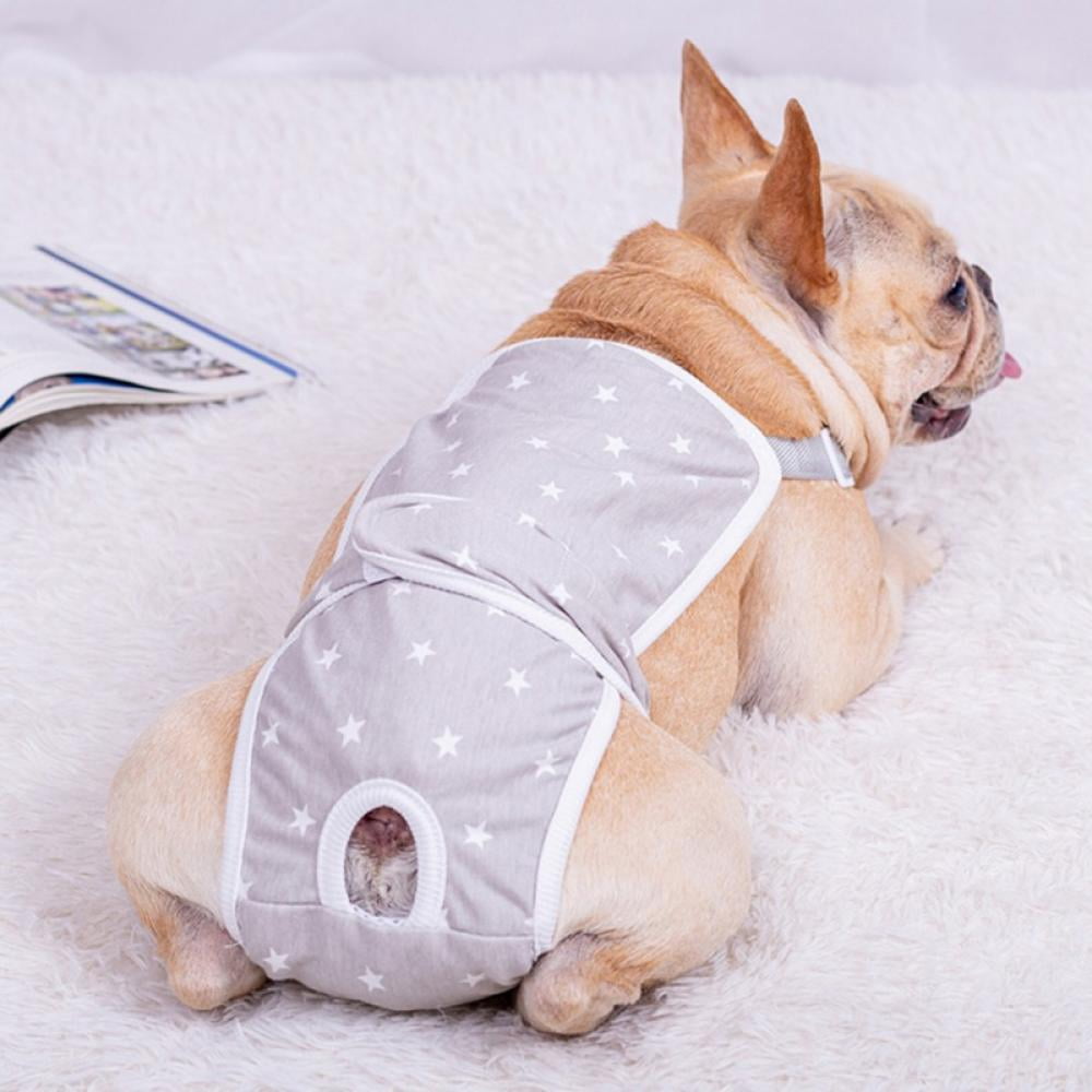 Dog Cotton Sanitary Pantie with Adjustable Strap Suspender