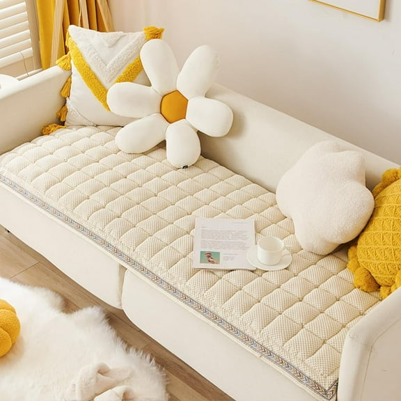 Dog Couch Cover Protector, Couch Cover for Dogs Washable, Pet Couch Covers for Sofa, Non Slip Dog Bed Sofa Cover (Beige, 27.6" x 59.1")