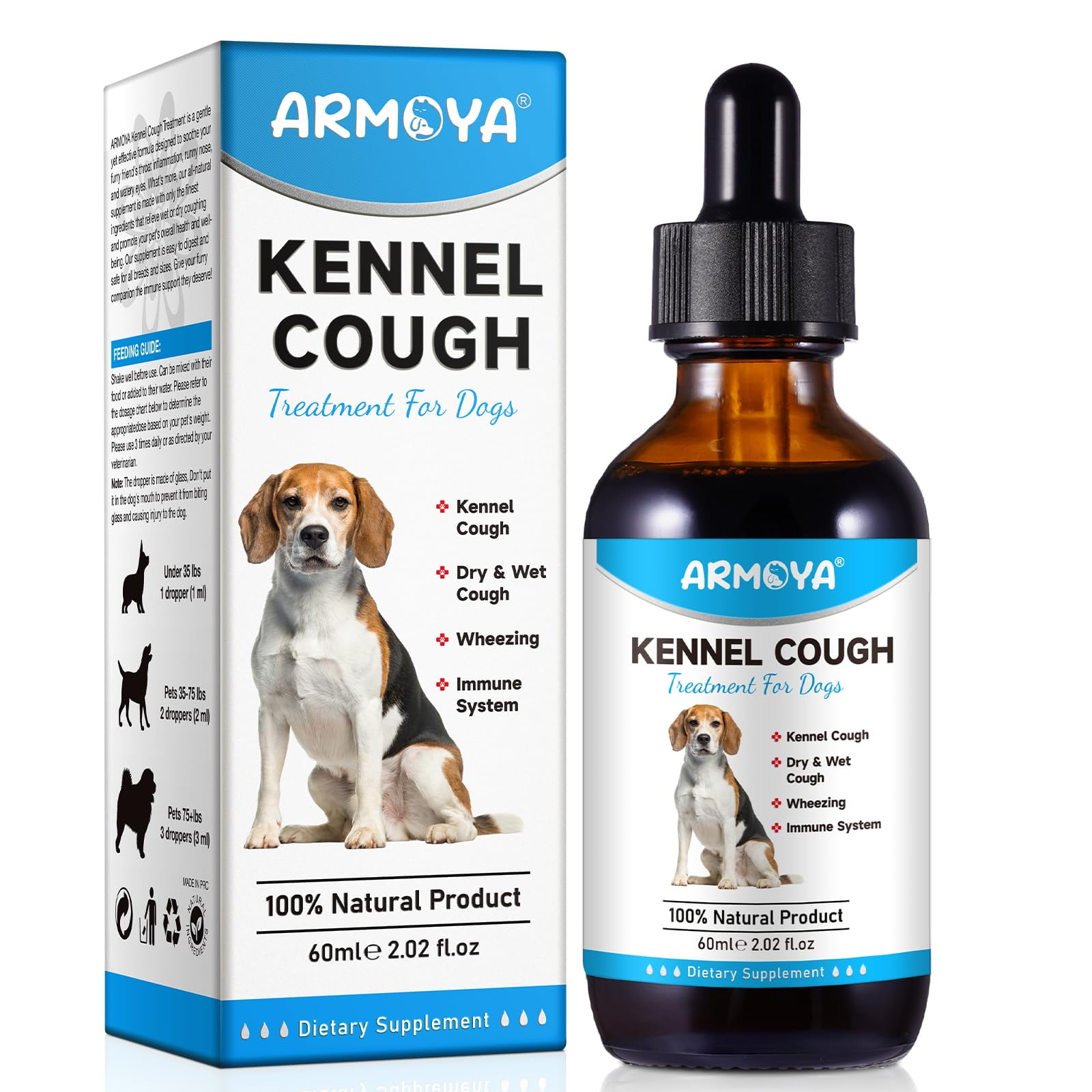Dog Cough Treatmen YPF5 Kennel Cough for Dogs Dog Allergy Relief
